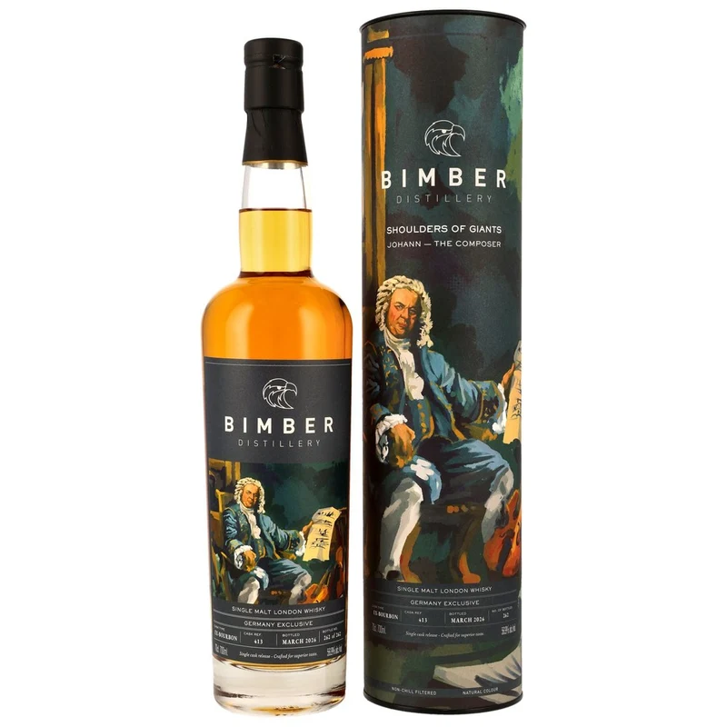 Bimber Single Malt London Whisky - Ex-Bourbon Cask #413 - Shoulders of Giants - Johann 56,9% 0,7l