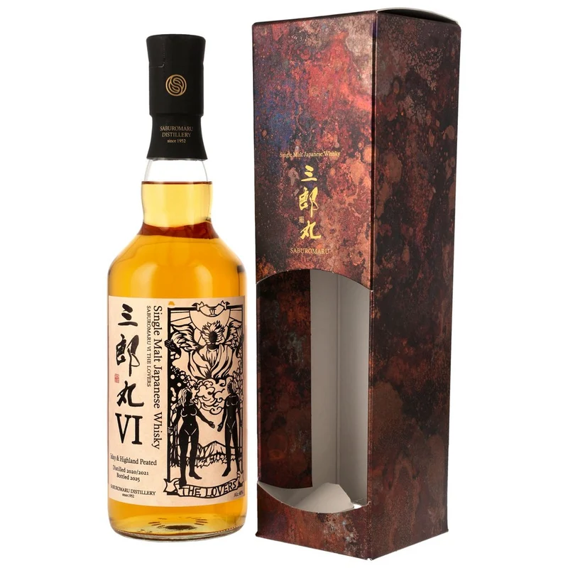 Saburomaru VI The Lovers - 2021/2025 - Islay & Highland Peated 48,0% 0,7l