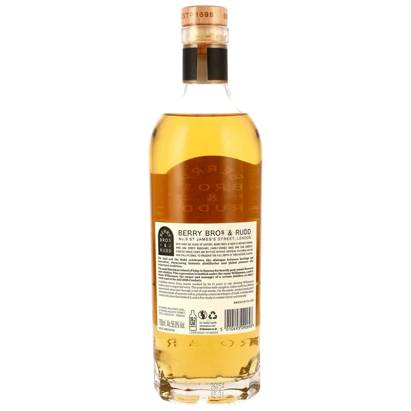 Williamson 15 Jahre 2010 Barrel #875032 The Auld & The Bold Berry Bros & Rudd 56,0% 0,7l