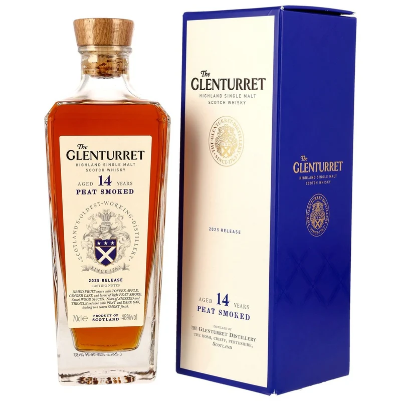 Glenturret 14 Jahre Peat Smoked - 2025 Release 48,0% 0,7l