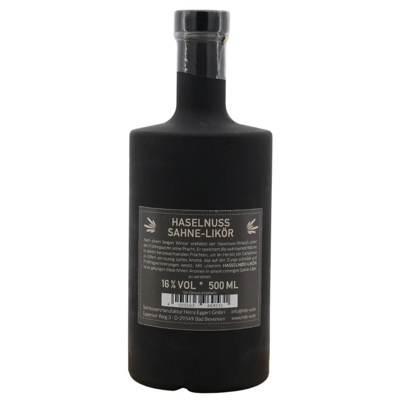 Hasselnod Haselnuss Sahne-Likör 16% 0,5l