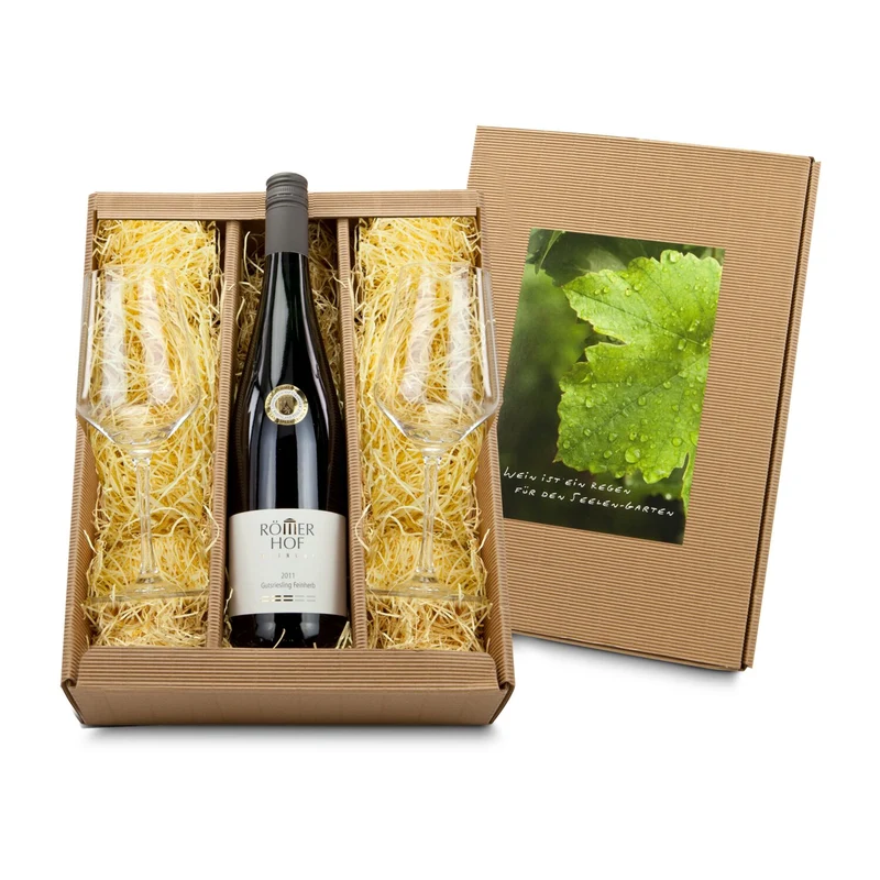 Riesling de luxe – Getränke-Geschenkset