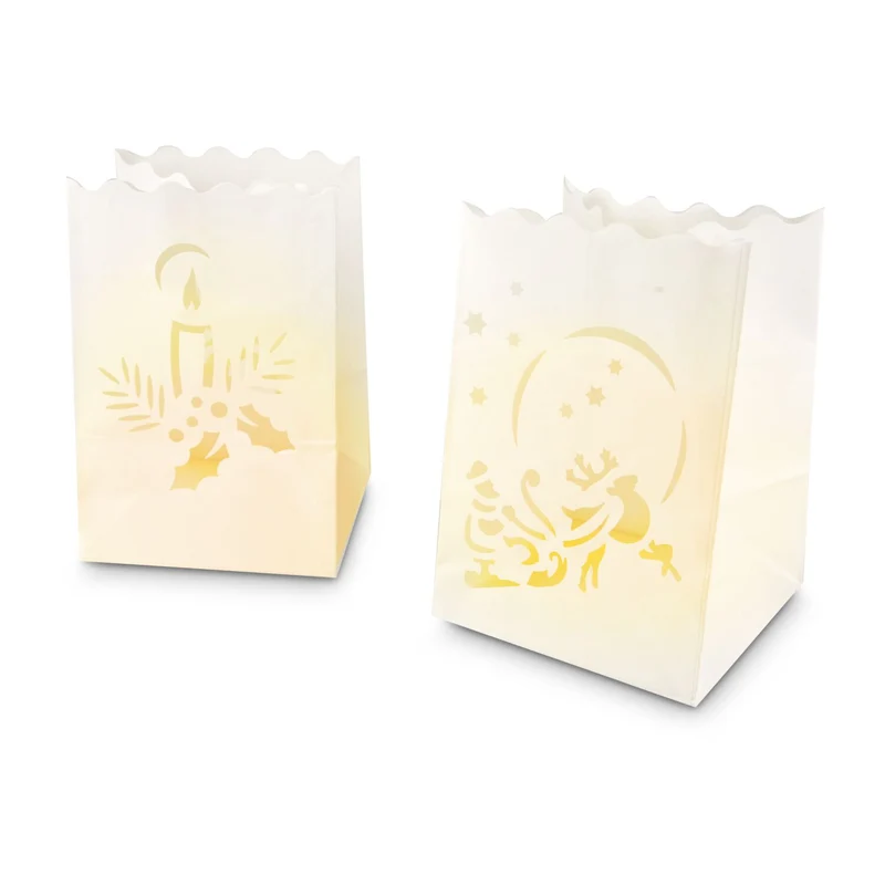 Stimmungsvolle Papier-Laternen – Wohlfühl-Geschenkset