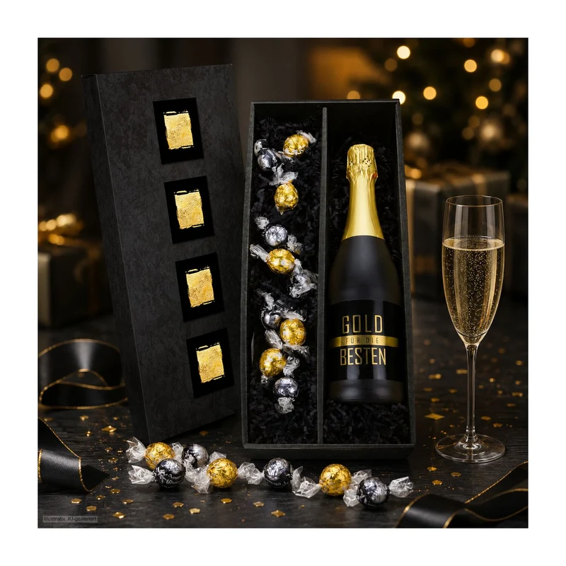 Goldene Momente – Getränke-Geschenkset