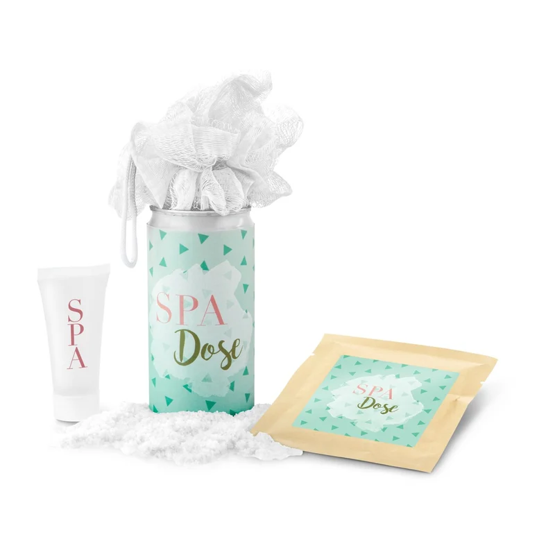 SPA Dose Für Sie – Badesalz, Duschgel & Schwamm als Wellness-Geschenk