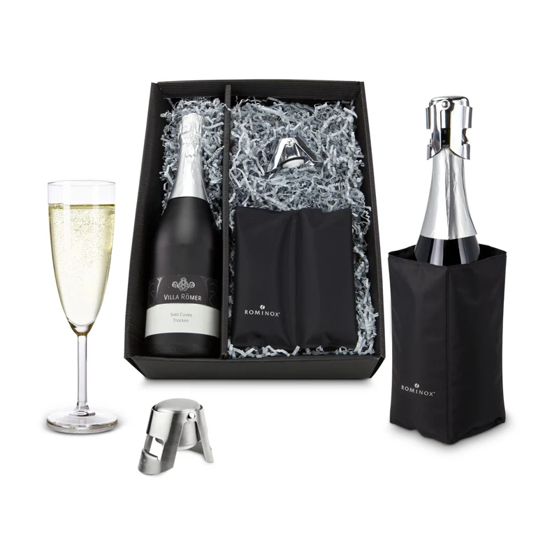 Sekt-Kühlung – Geschenkset mit Sekt & Kühlmanschette