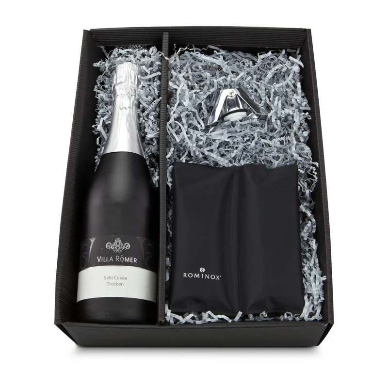 Sekt-Kühlung – Geschenkset mit Sekt & Kühlmanschette