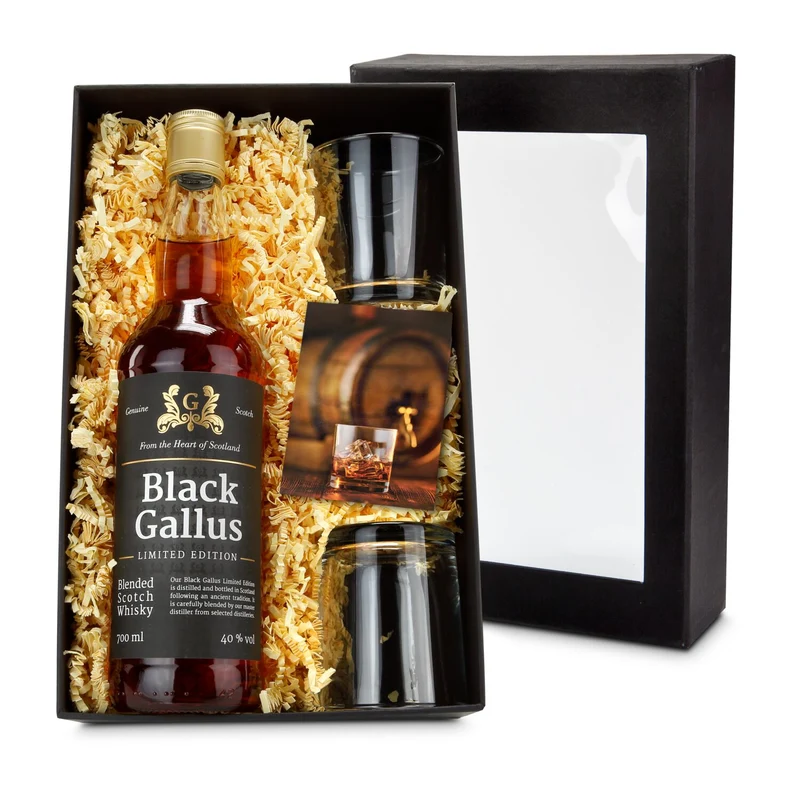 Black Gallus Whisky – Getränke-Geschenkset