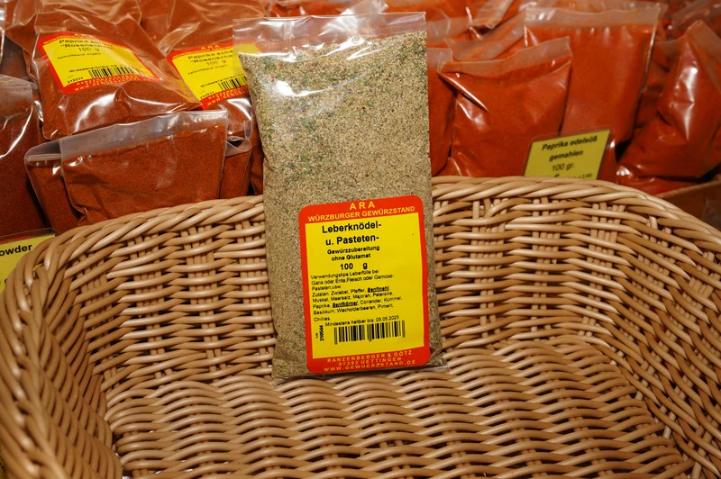 Leberknödel und Pastetengewürz ohne Glutamat