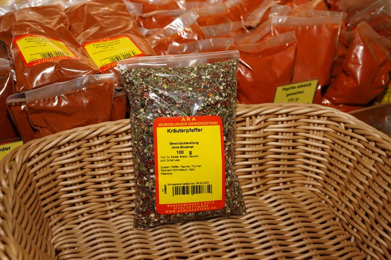 Kräuterpfeffer ohne Glutamat