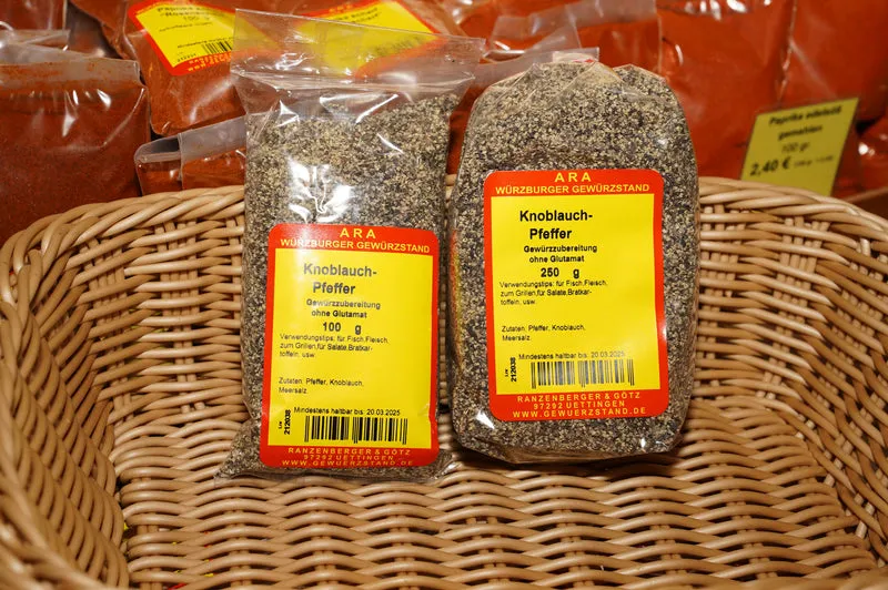 Knoblauchpfeffer ohne Glutamat