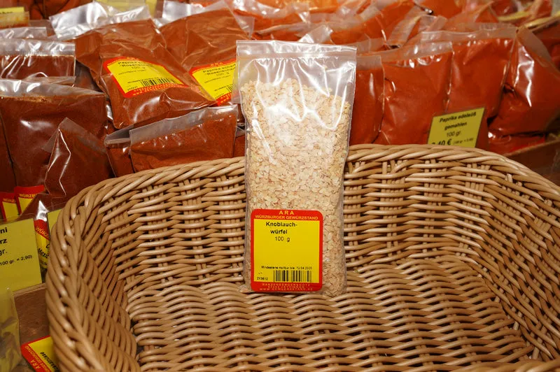 Knoblauchwürfel Knoblauch gewürfelt