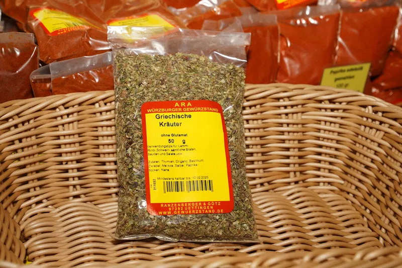 Griechische Kräuter ohne Glutamat