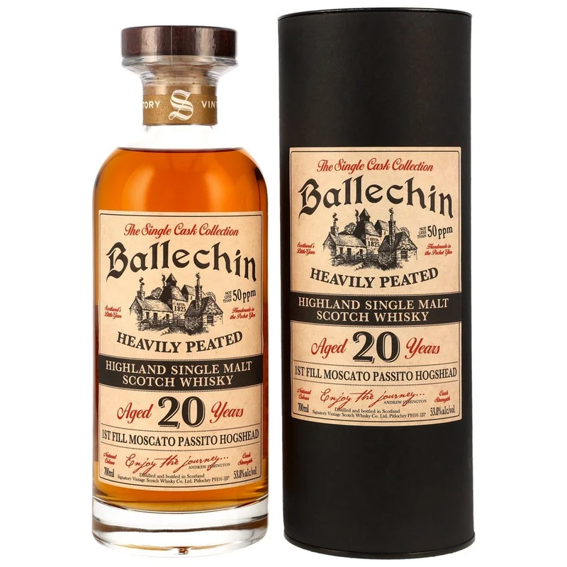 Ballechin 20 Jahre 2006/2026 1st Fill Moscato Passito Wine Cask #801 - SV Ibisco 53,8% 0,7l