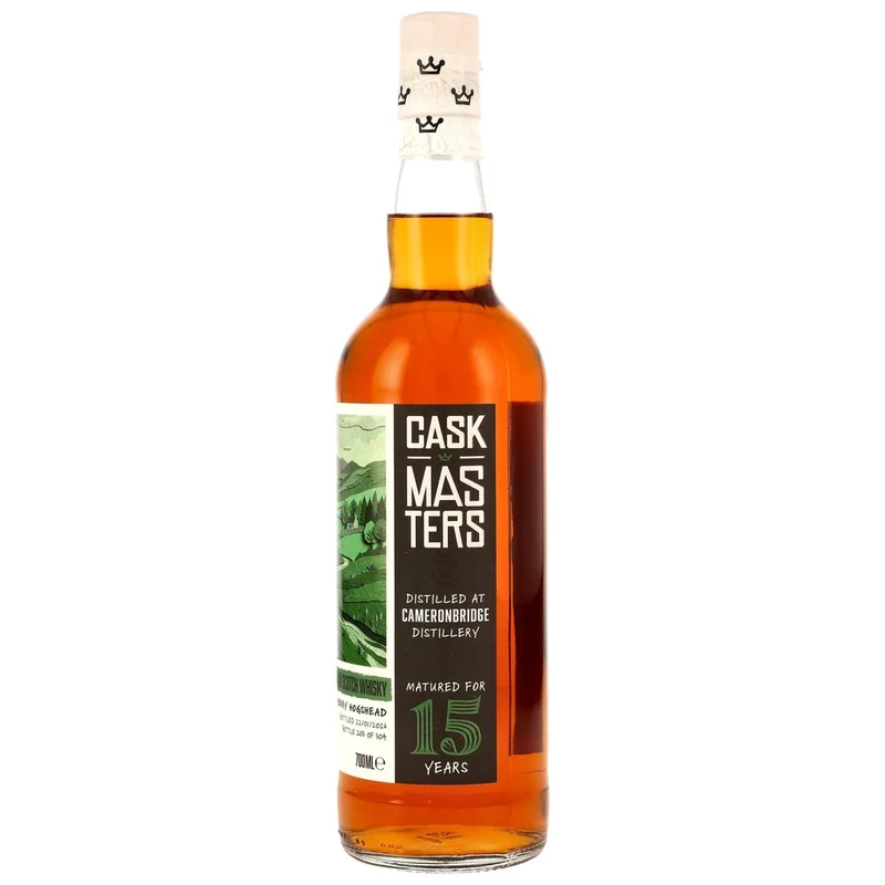 Cameronbridge 15 Jahre 2010/2026 2nd Fill Sherry HHD #354883/2010 - Cask Masters - Brave New Spirits 51,8% 0,7l