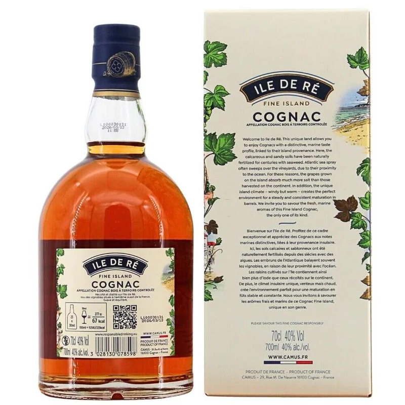Camus Ile de Ré Fine Island Cognac 40% 0,7l