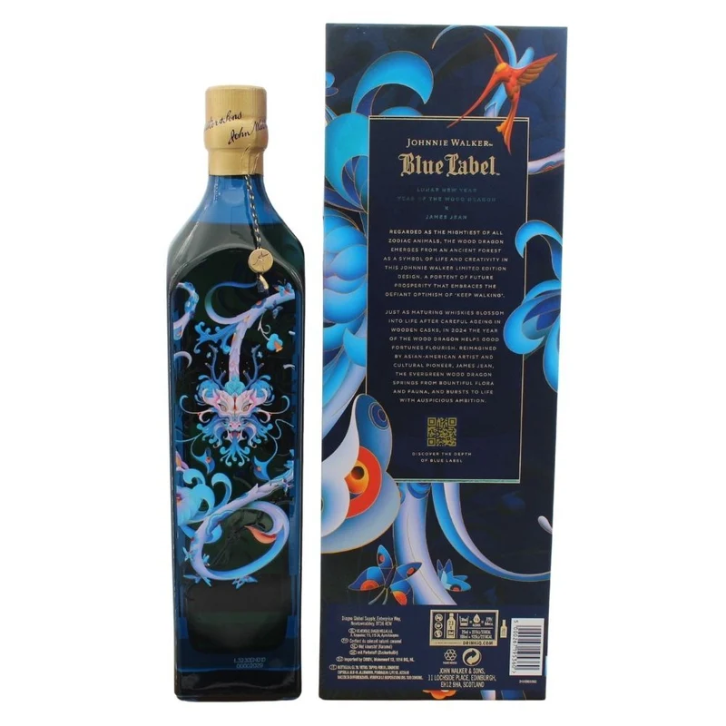 Johnnie Walker Blue Label Chinese New Year - Year of the Wood Dragon (James Jean) 40% 0,7l