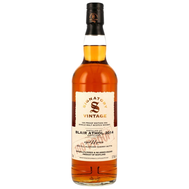 Blair Athol 11 Jahre 2014/2025 Oloroso Sherry Butts SV 100 Proof Edition #64 57,1% 0,7l