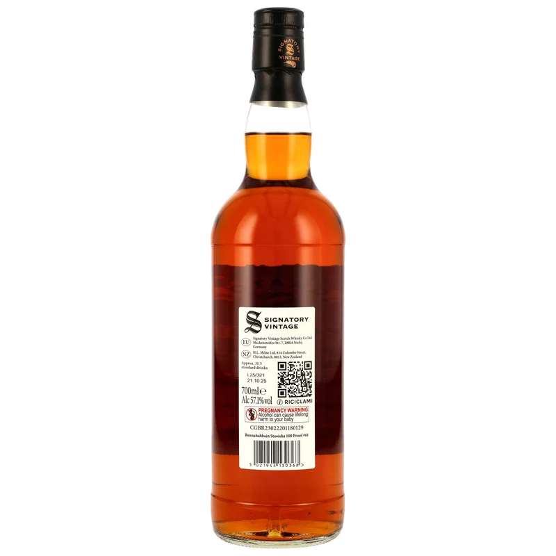 Bunnahabhain Staoisha 10 Jahre 2014/2025 Oloroso Sherry Butts SV 100 Proof Edition #61 57,1% 0,7l