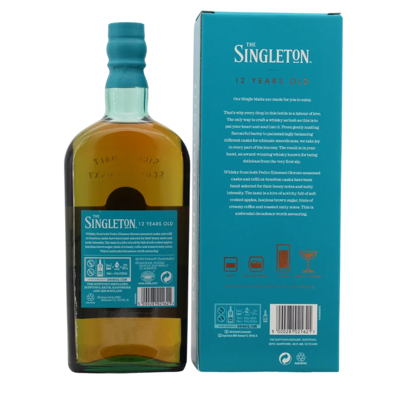 The Singleton Of Dufftown 12 Jahre Luscious Nectar 40% 0,7l