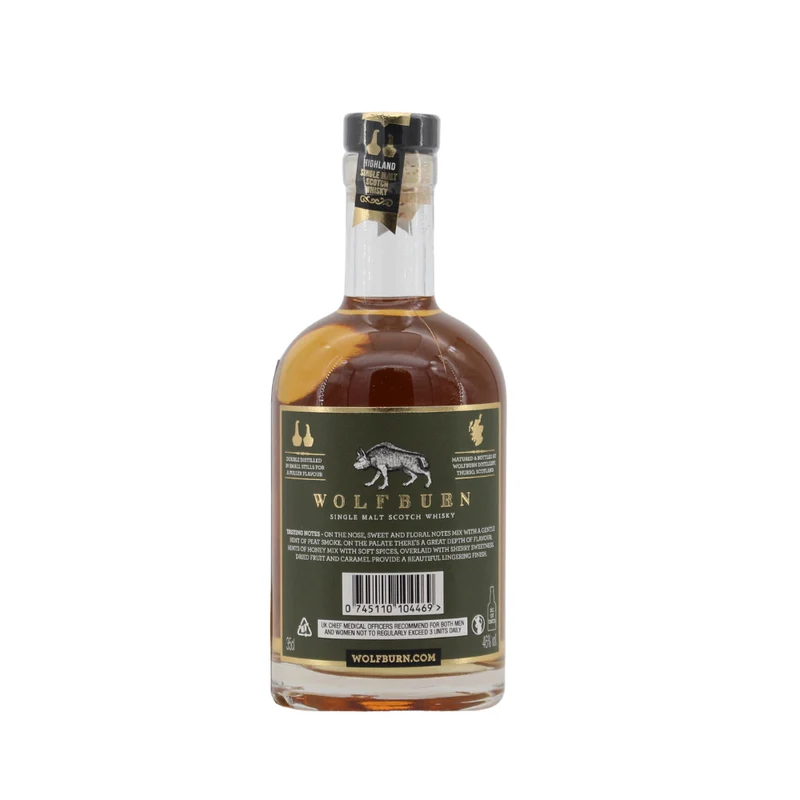Wolfburn 12 Jahre Christmas Edition 2025 Two Turtle Doves 46% 0,35l