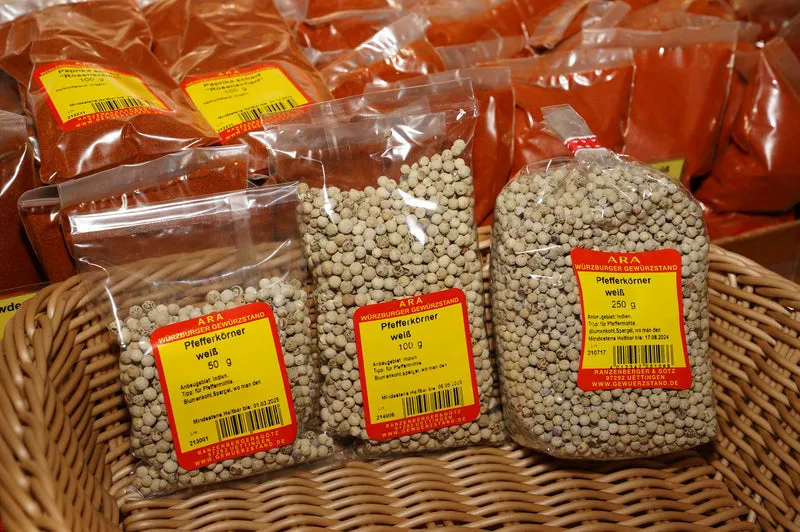 Pfefferkörner weiß
