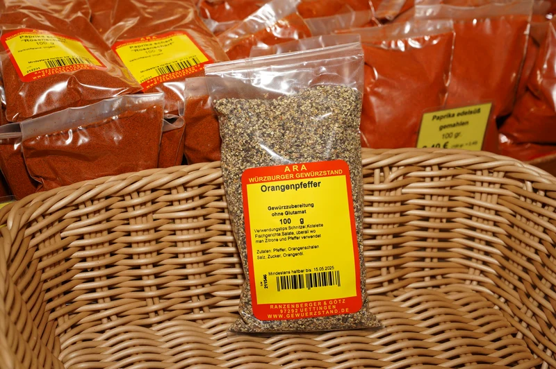 Orangenpfeffer ohne Glutamat