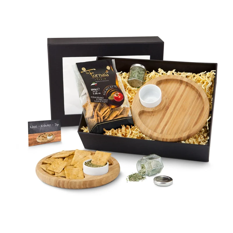 Snack ´n Dip – Feinkost-Geschenkset