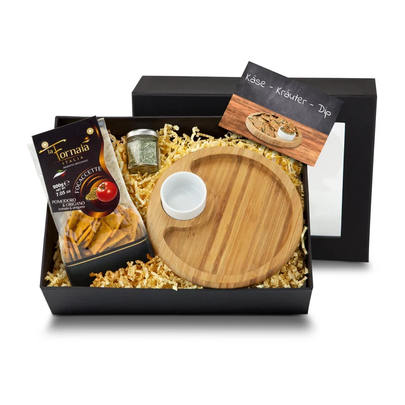 Snack ´n Dip – Feinkost-Geschenkset
