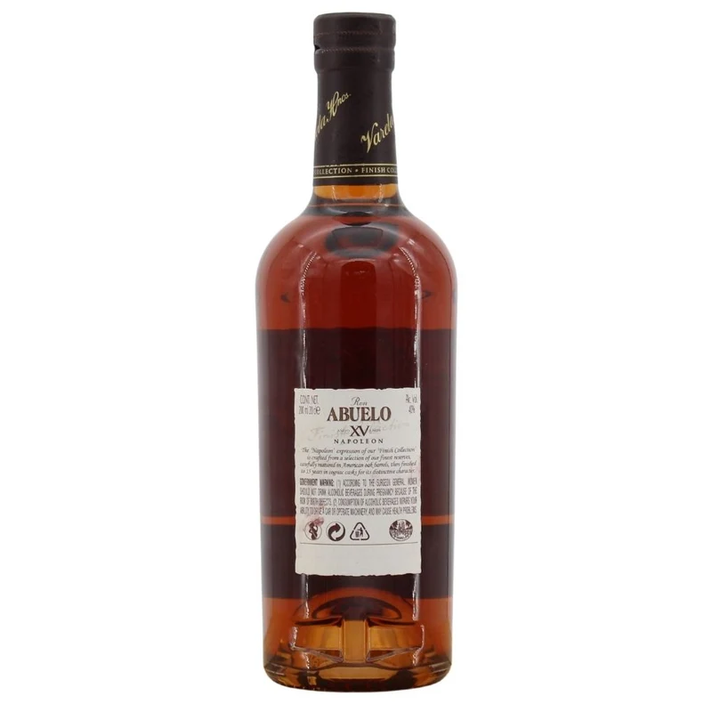 Ron Abuelo 15 Jahre Napoleon Cognac Finish 40% 0,2l