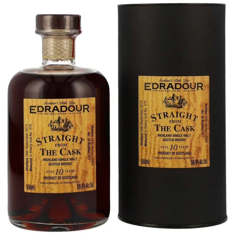 Edradour 10 Jahre SFTC 2013/2024 Sherry Cask #476 59,9% 0,5l