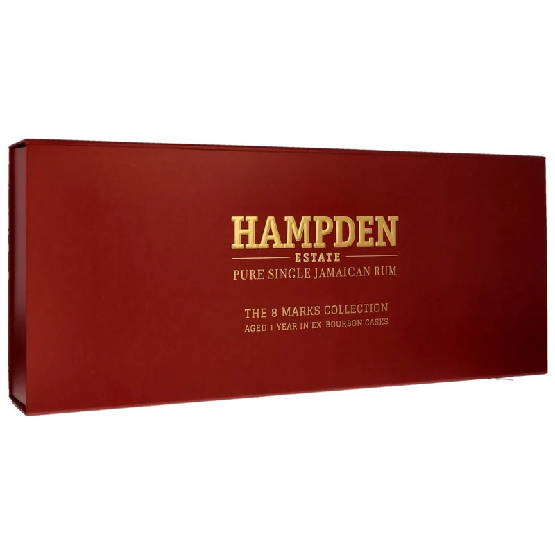 The 8 Marks Collection 1 Jahr Hampden Estate Jamaican Rum 52% 8x20cl