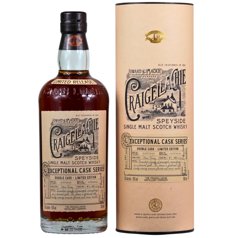 Craigellachie 23 Jahre 1999/2022 Exceptional Cask No. #3 Double Cask Limited Edition 55% 0,7l