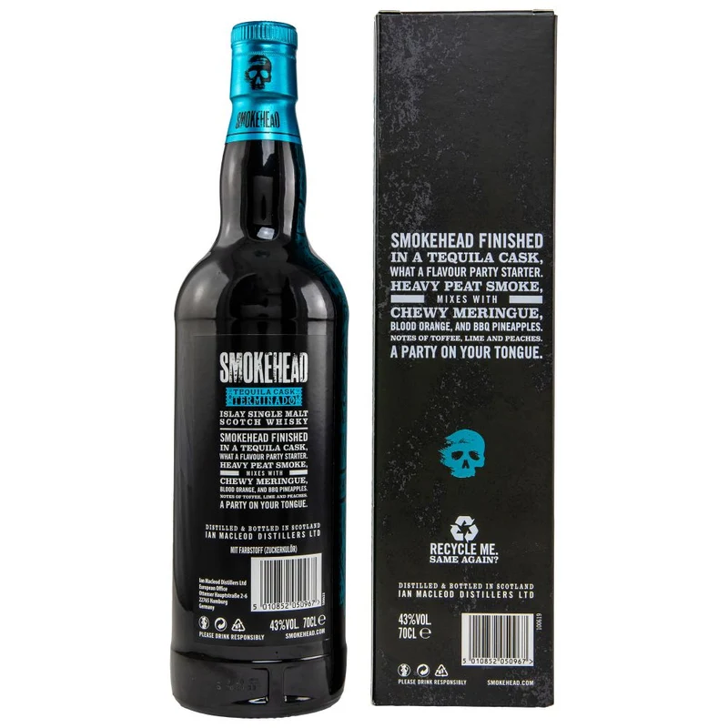 Smokehead Tequila Cask Terminado 43% 0,7l