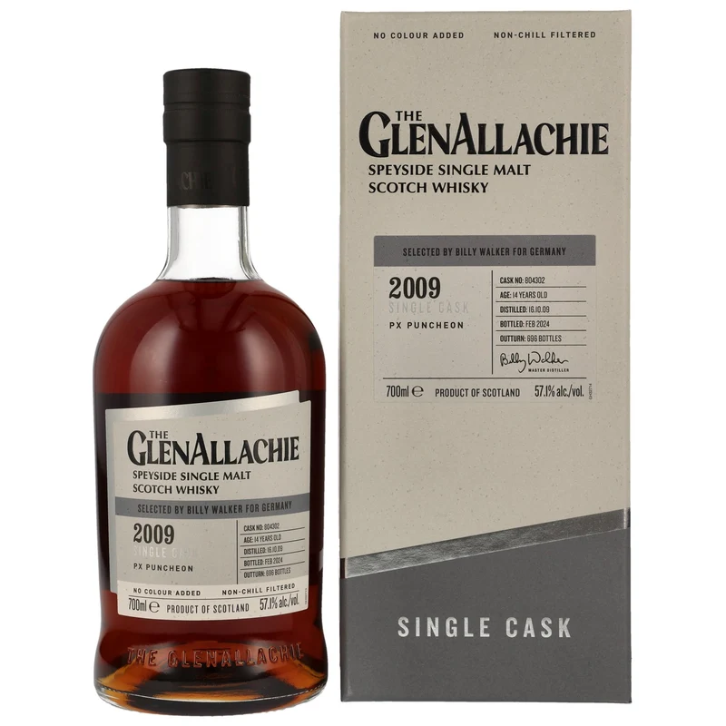 Glenallachie 14 Jahre 2009/2024 PX Puncheon #804302 57,1% 0,7l