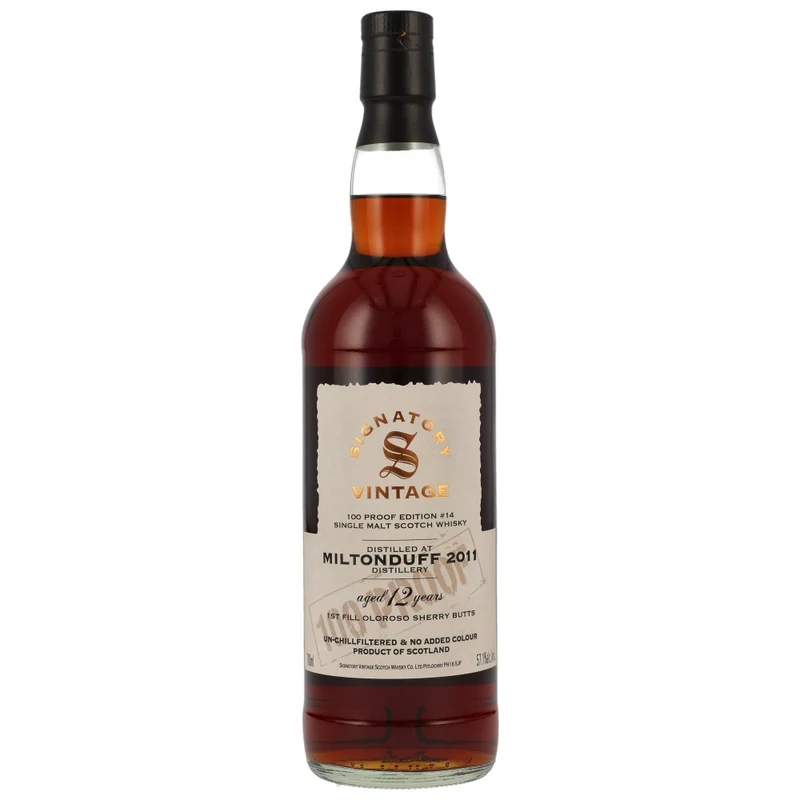 Miltonduff 12 Jahre 100 Proof Edition #14 SV 57,1% 0,7l