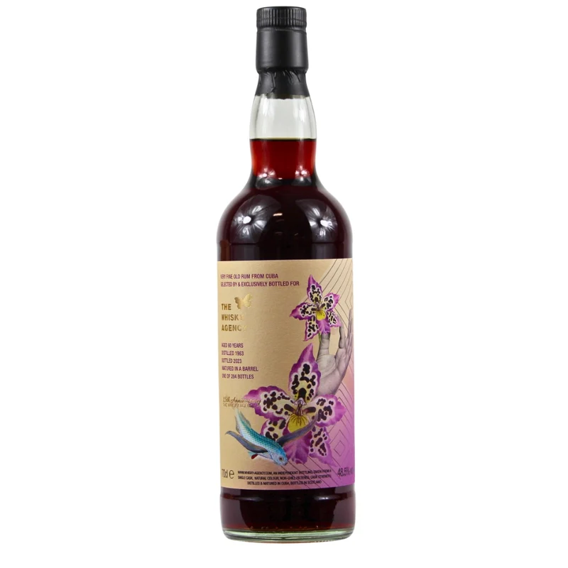 C. Rum 60 Jahre 1963/2023 The Whisky Agency 15th Anniversary 48,5% 0,7l