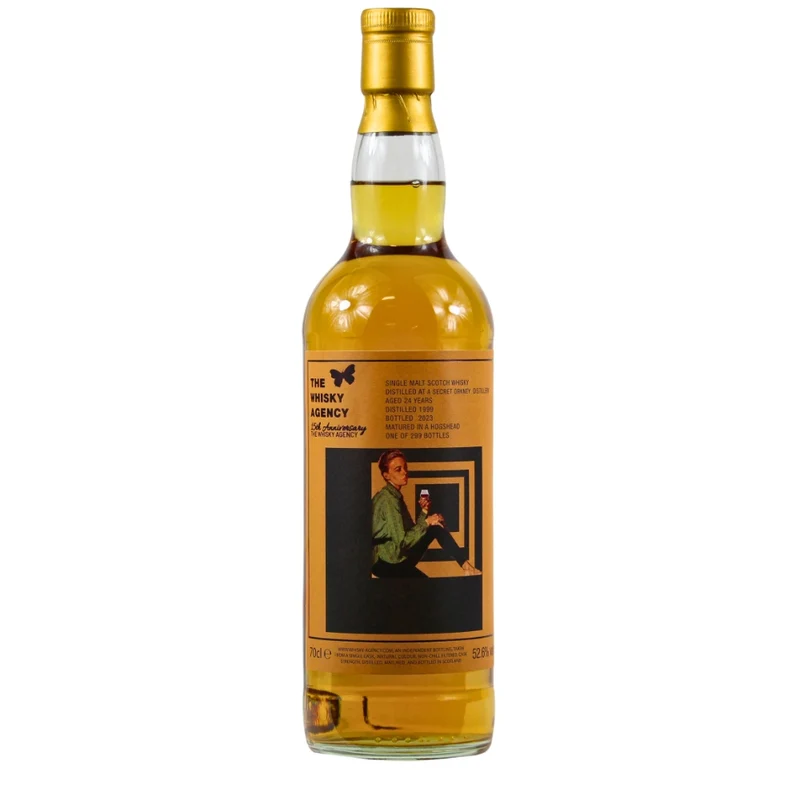 Secret Orkney Distillery 24 Jahre 1999/2023 The Whisky Agency 15th Anniversary 52,6% 0,7l
