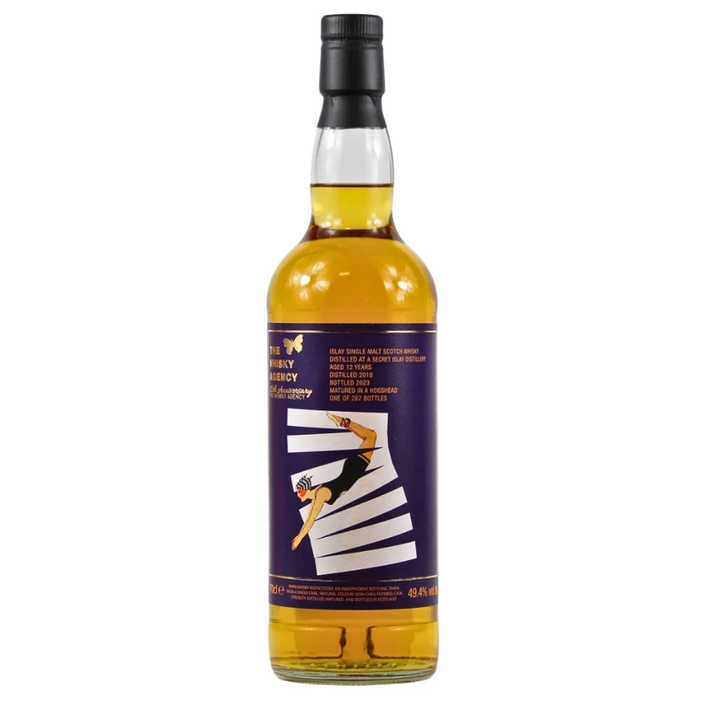 Secret Islay Distillery 12 Jahre 2010/2023 The Whisky Agency 15th Anniversary 49,4% 0,7l