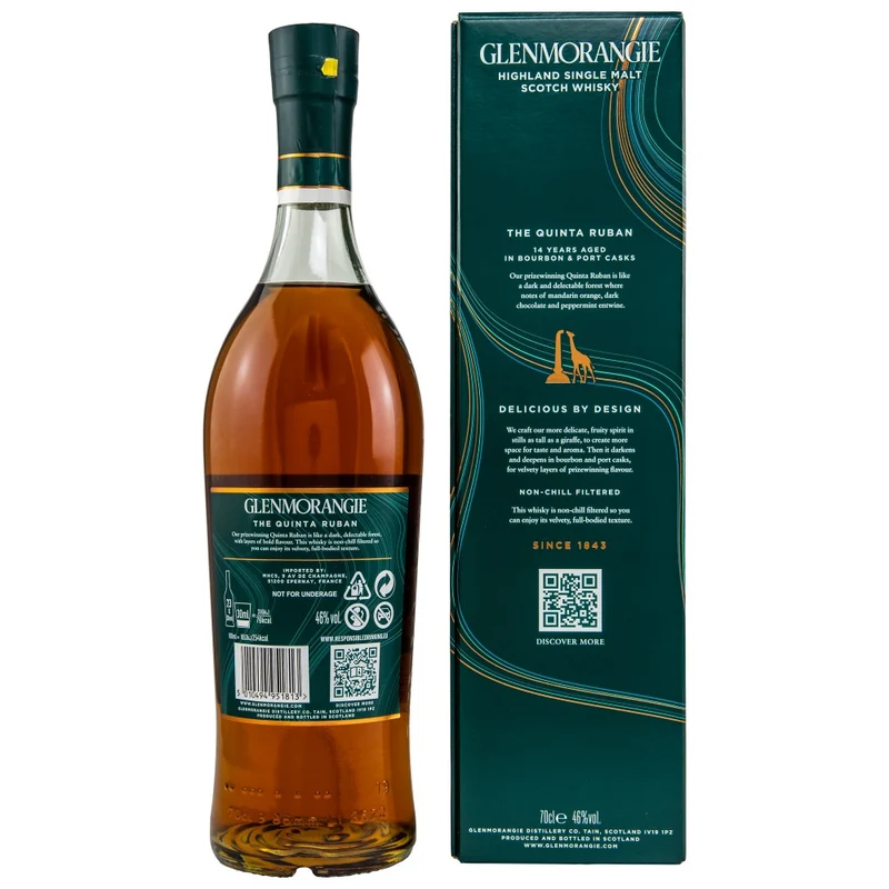 Glenmorangie 14 Jahre Quinta Ruban 46% 0,7l