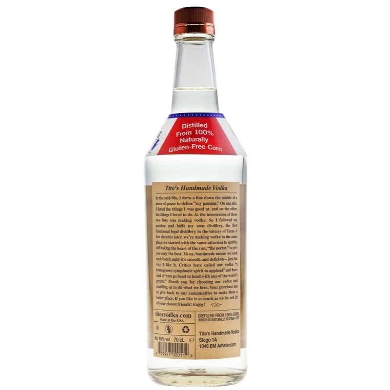 Tito´s Handmade Vodka 40% 0,7l