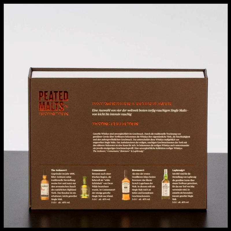 Peated Malts of Distinction Miniaturen 4x 0,05L