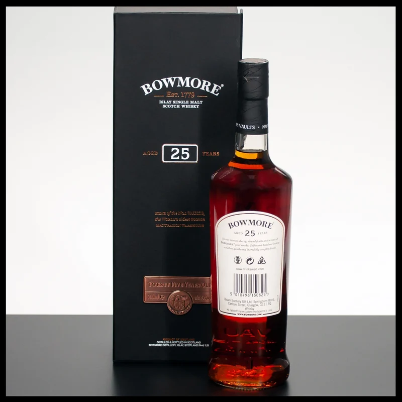 Bowmore 25 YO Islay Single Malt Whisky 0,7L - 43% Vol.