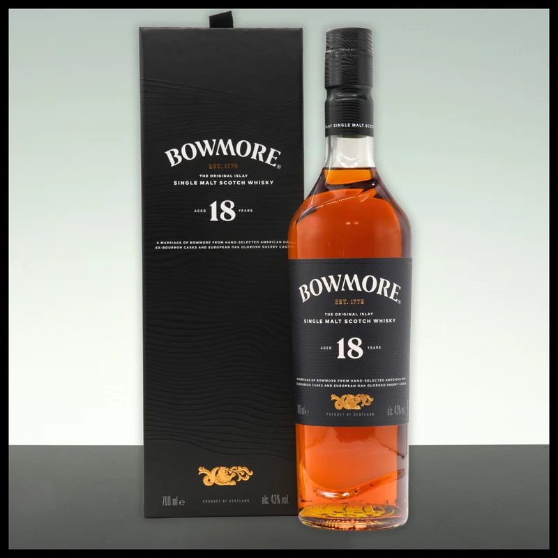 Bowmore 18 YO Islay Single Malt Whisky 0,7L - 43% Vol.