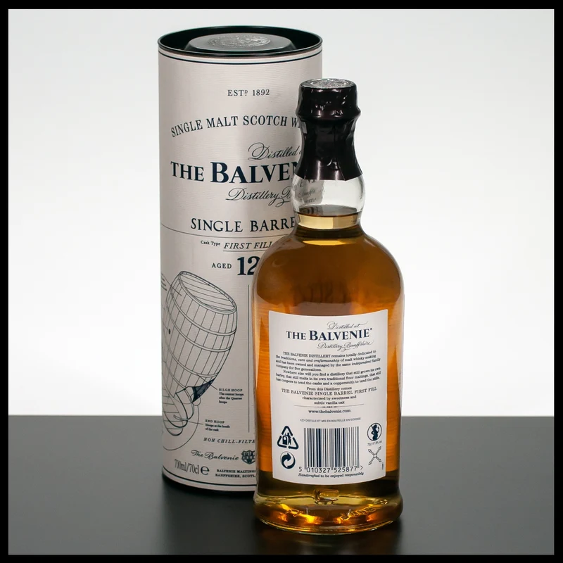 The Balvenie 12 YO Single Barrel Whisky 0,7L - 47,8% Vol.