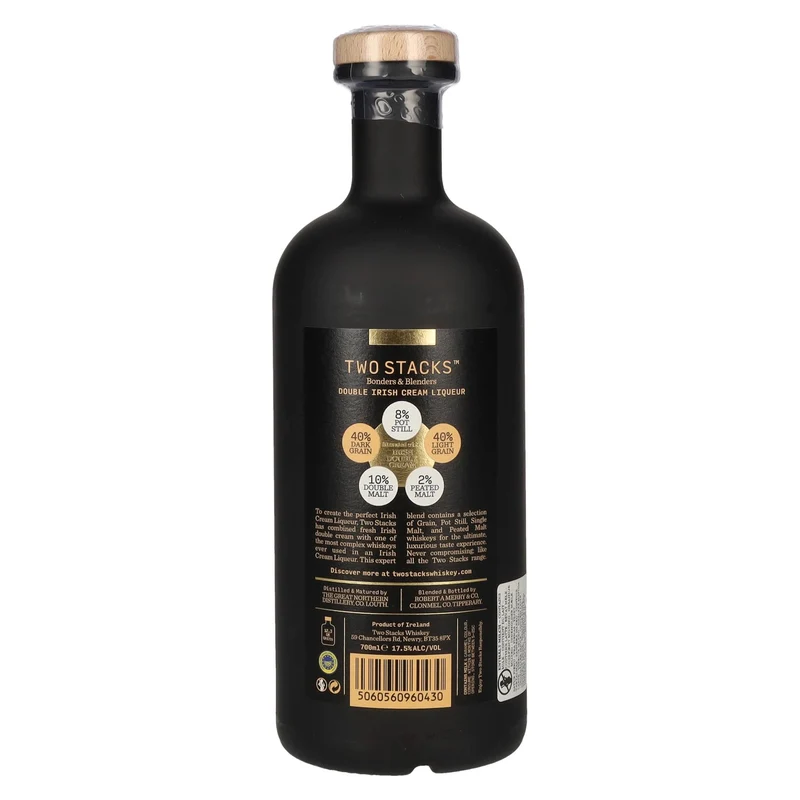 Two Stacks Double Irish Cream Liqueur 17,5% Vol. 0,7l