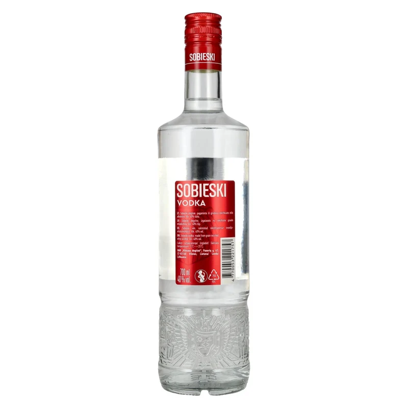 Sobieski 100% Pure Grain Vodka 40% Vol. 0,7l