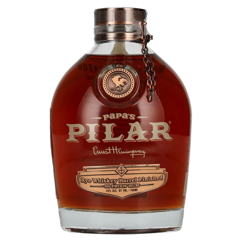 Papa's Pilar RYE WHISKEY BARREL 86 Proof Rum 43% Vol. 0,7l