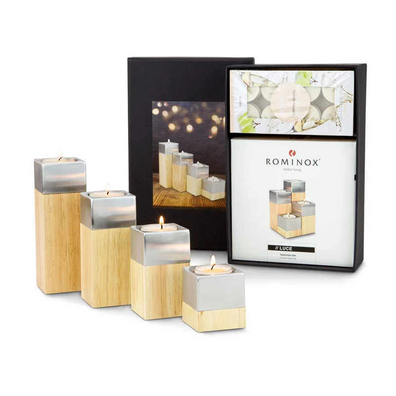 Kerzen-Quartett – Wohlfühl-Geschenkset