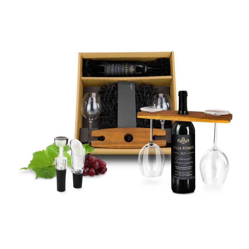 Rotwein Deluxe – Getränke-Geschenkset